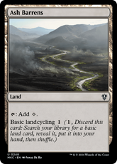 Desolação Fumegante / Ash Barrens - Magic: The Gathering - MoxLand